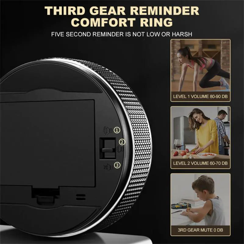 LED Digital Kitchen Clock Timer