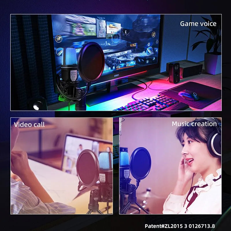 RGB Esports Game Computer Microphone