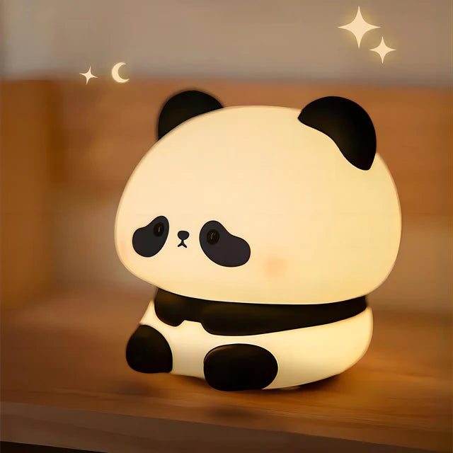 Eco-Friendly Panda Night Light with Adjustable Brightness