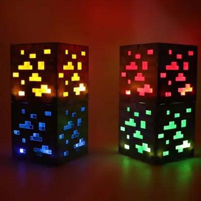 Minecraft Styled Torch Cube LED Lights