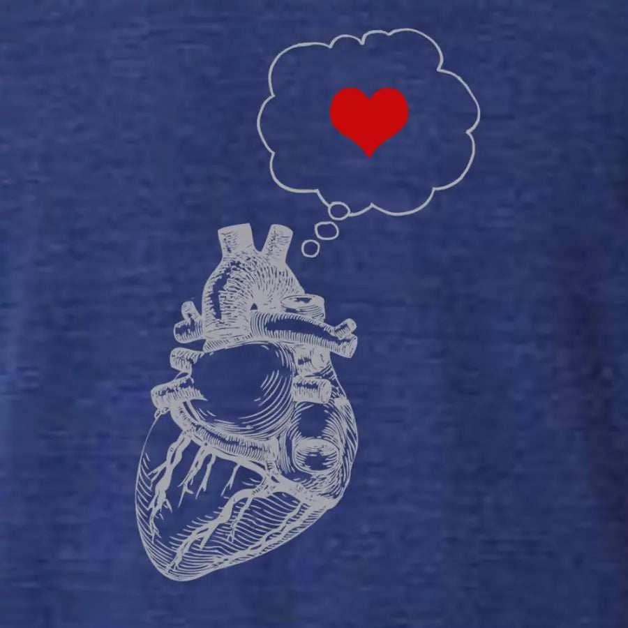 Men's Heart Thinking Heart T-Shirt