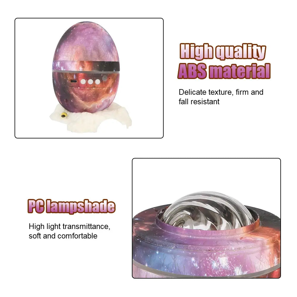 Dinosaur Egg Starry Sky Light Bluetooth Speaker