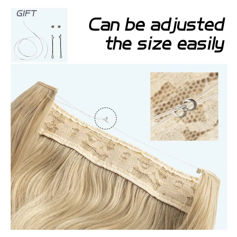 No Clip-In Synthetic Hair Extensions