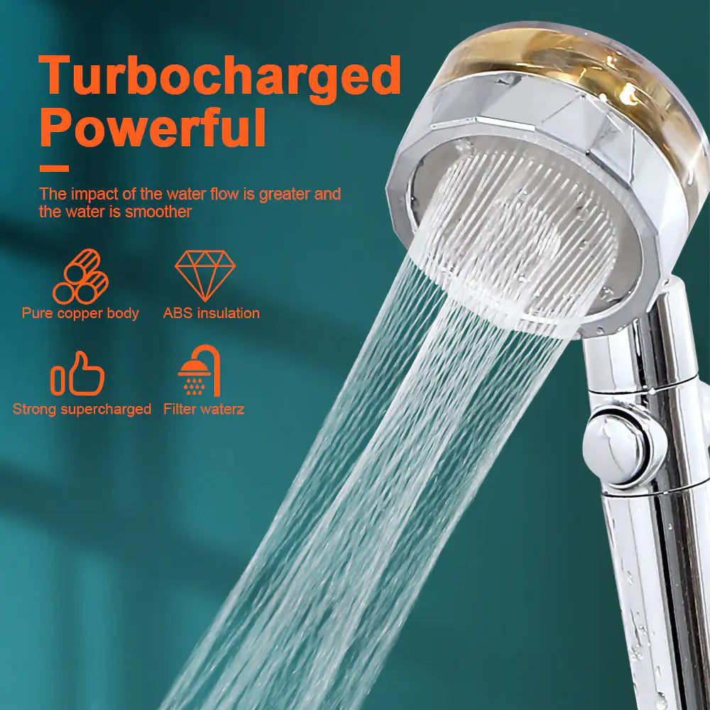 Pressurized Filter Fan Shower Head