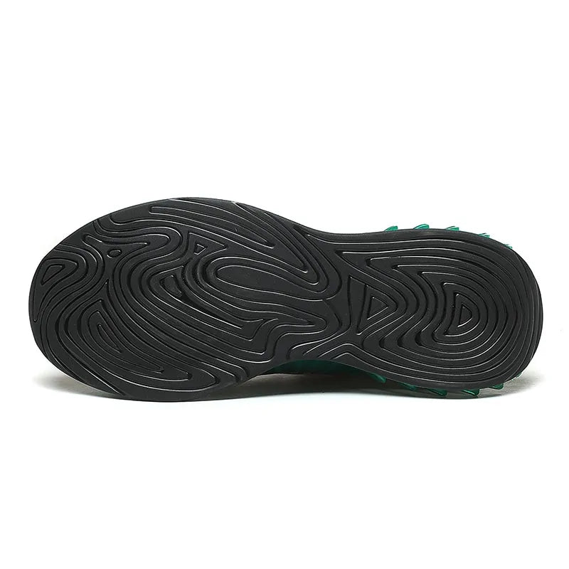 Men’s Athletic Blade Sole Trainers for Sporty Looks