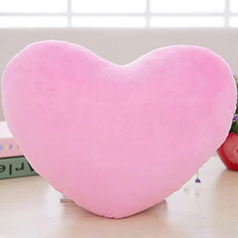 Home Decor Plush Heart-Shaped Pillow