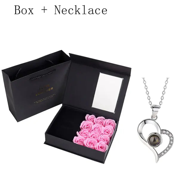 Rose Flower Soap Bars Gift Box