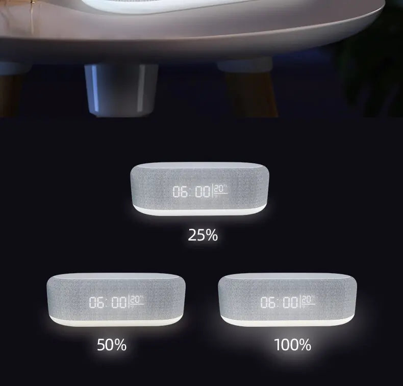 Multifunction Cable-free Power Station and Digital Clock