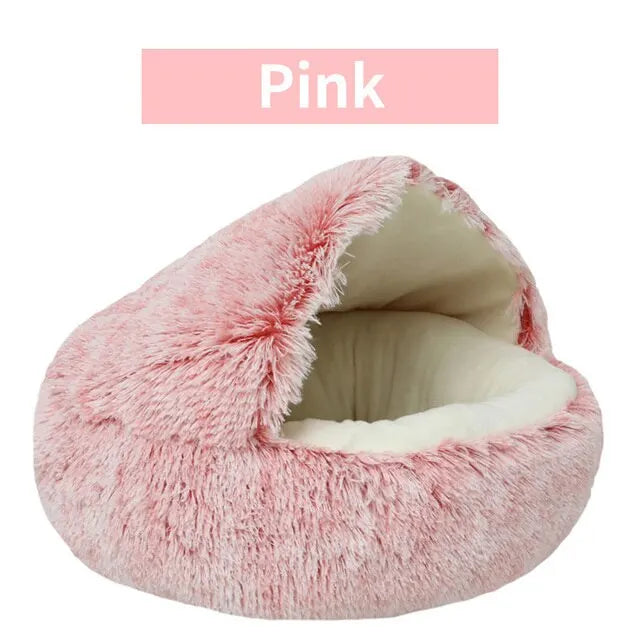 Velvet Snuggle Pet Bed