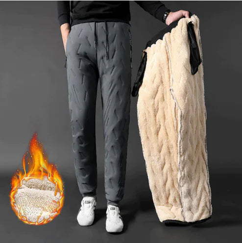Winter-Ready Lambswool Sweatpants