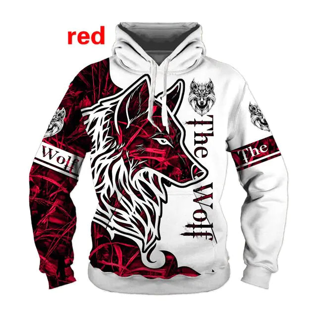 Men's Animal Print Casual Sweatshirt