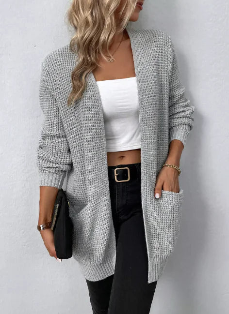 Women's Autumn Knitted Solid Sweater