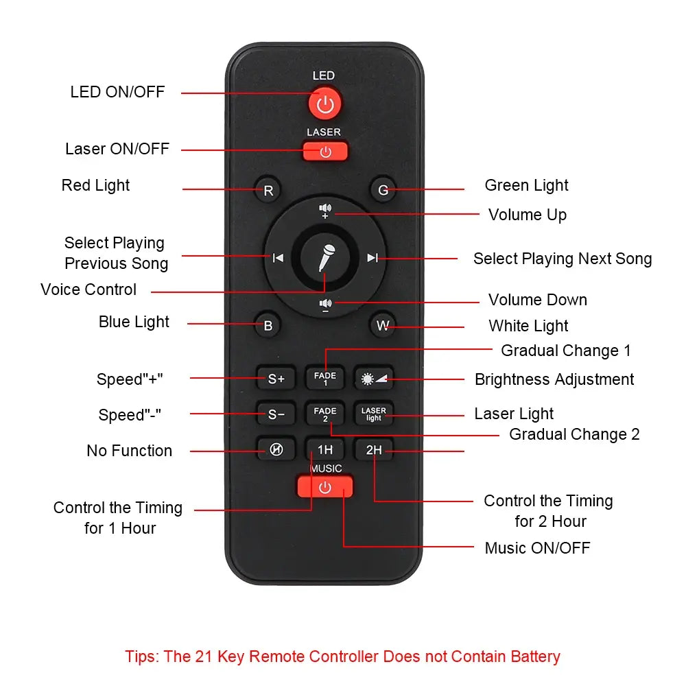 Dinosaur Egg Starry Sky Light Bluetooth Speaker