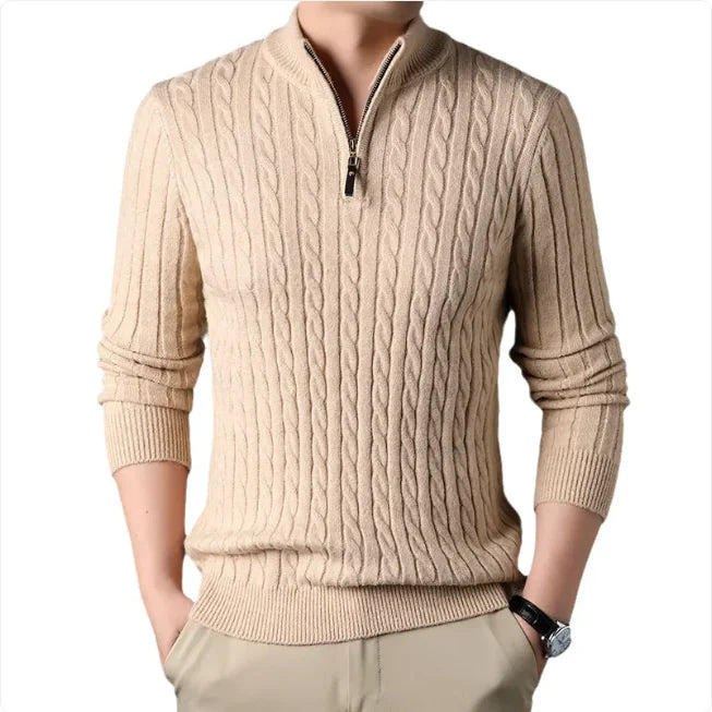 Men's Relaxed Fit Knit Sweater Jumper