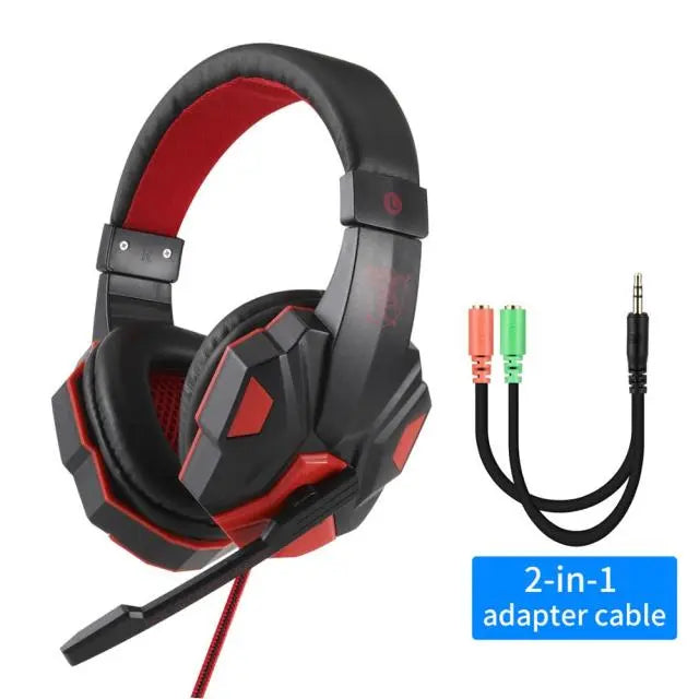 LED Glow Gaming Headset