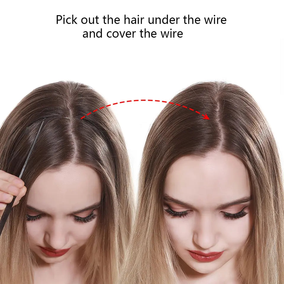 No Clip-In Synthetic Hair Extensions