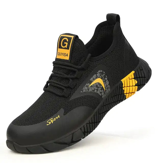 Air Mesh Steel Toe Shoes with ergonomic design