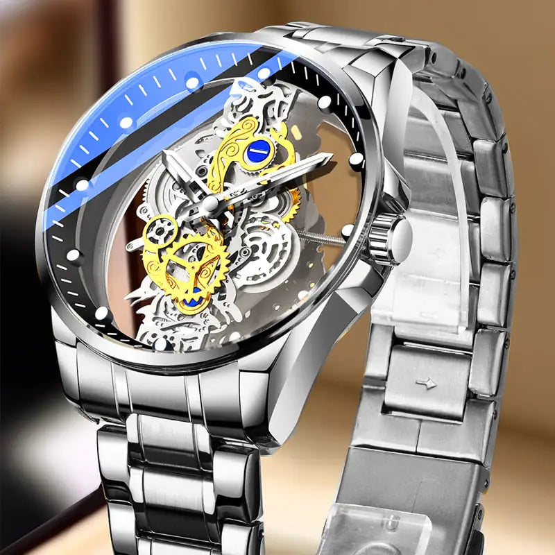 Men's Mechanical Skeleton Watch