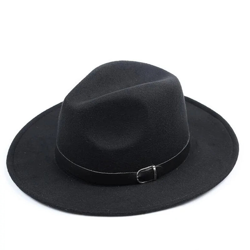 Women's Wide Brim Fedora Hat