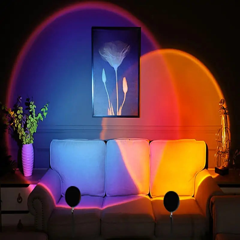 Sunset Inspired 7 Colours LED Lamp