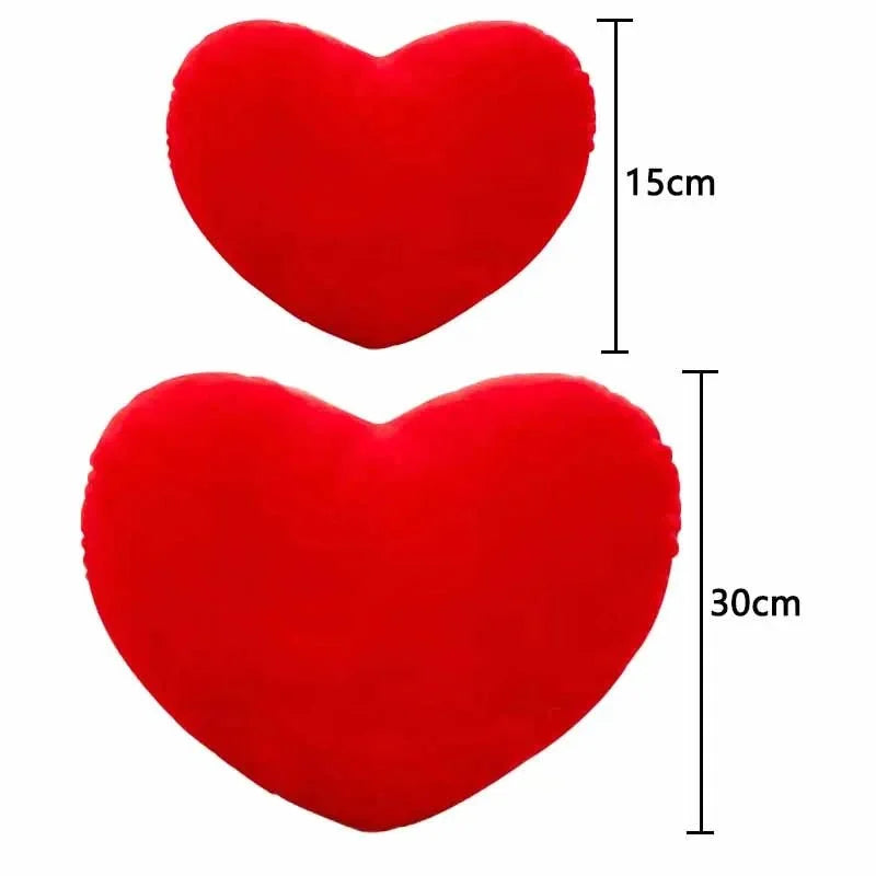 Home Decor Plush Heart-Shaped Pillow