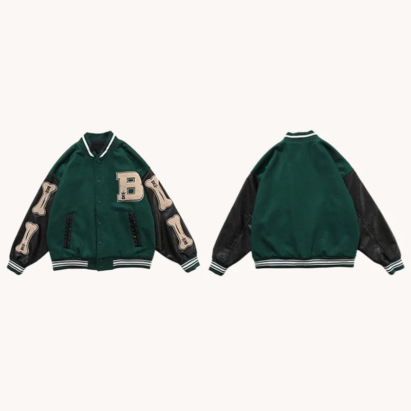 UG Bone Letter Varsity Jacket