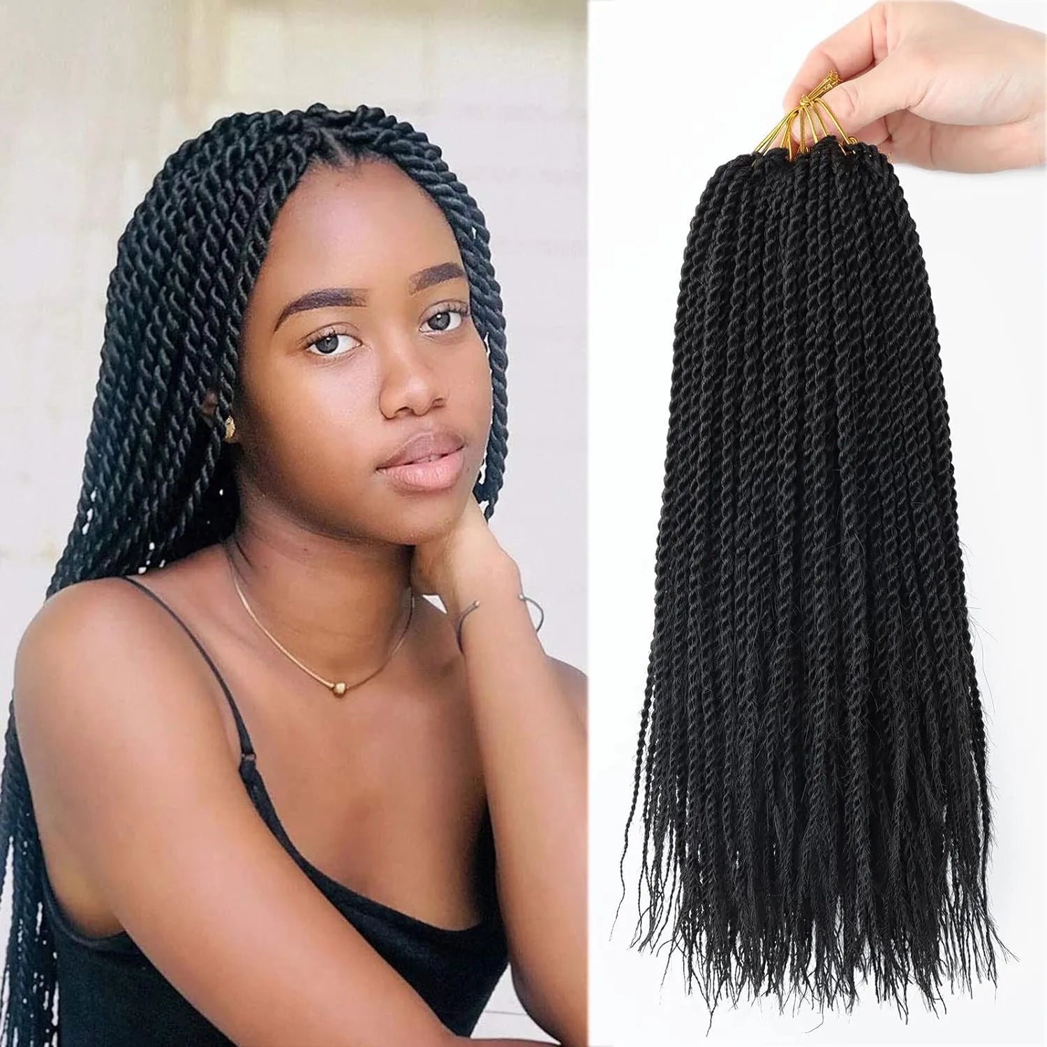 Natural Look Senegalese Cornrow Extensions