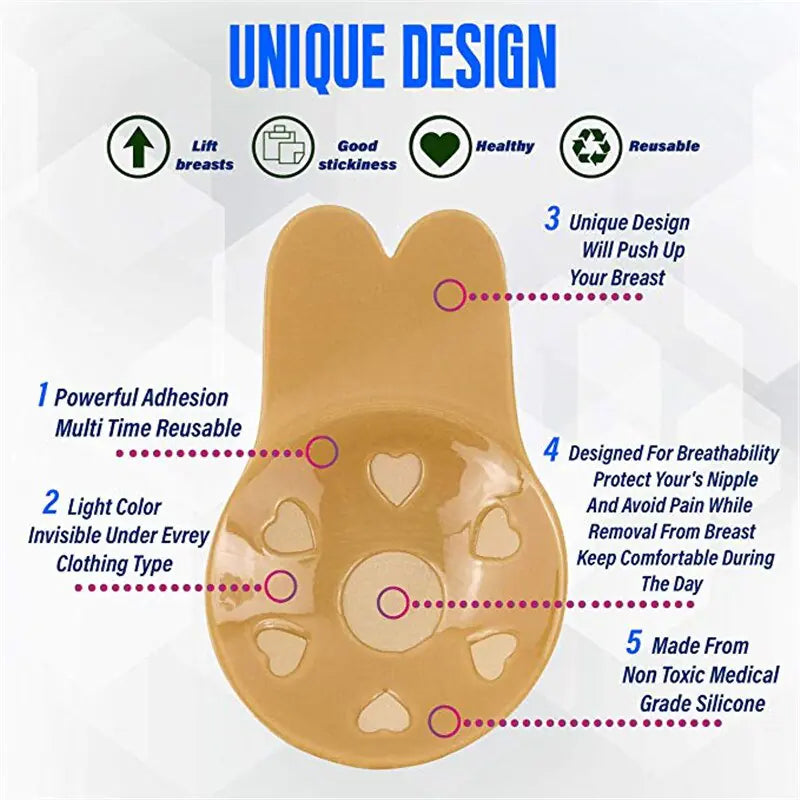 Women's Invisible Self-Adhesive Bra