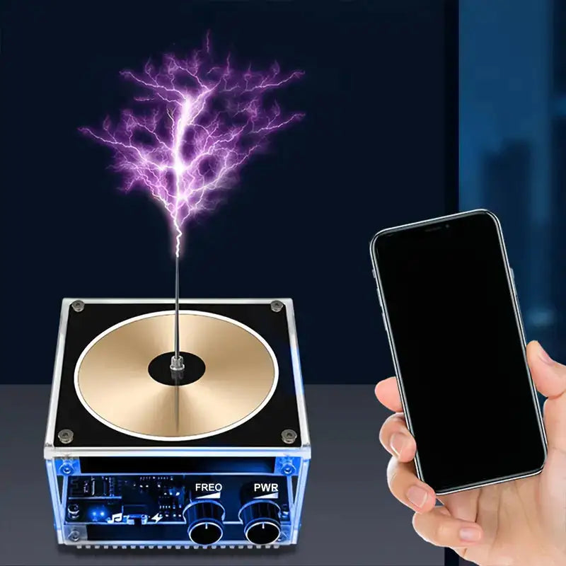 High Frequency Voltage Tesla Coil Music Pulse