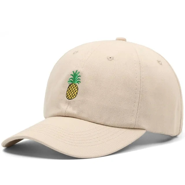Summer Cap with Pineapple Design
