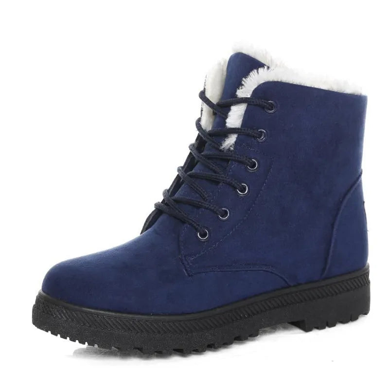 Sleek and Warm Winter Ankle Boots for Women