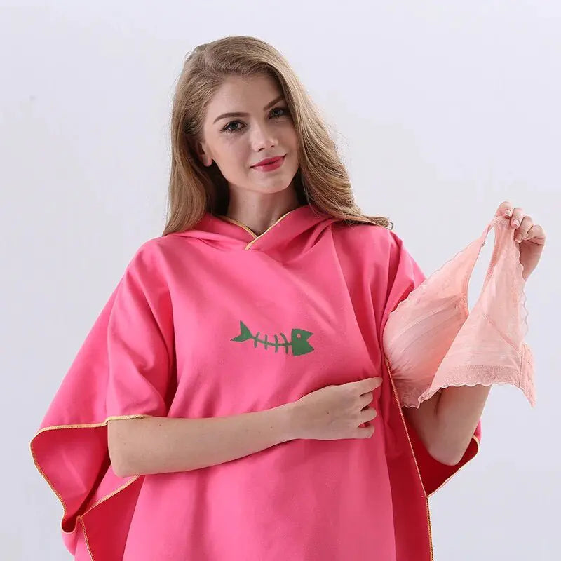 Women's Microfiber Beach Poncho Towels