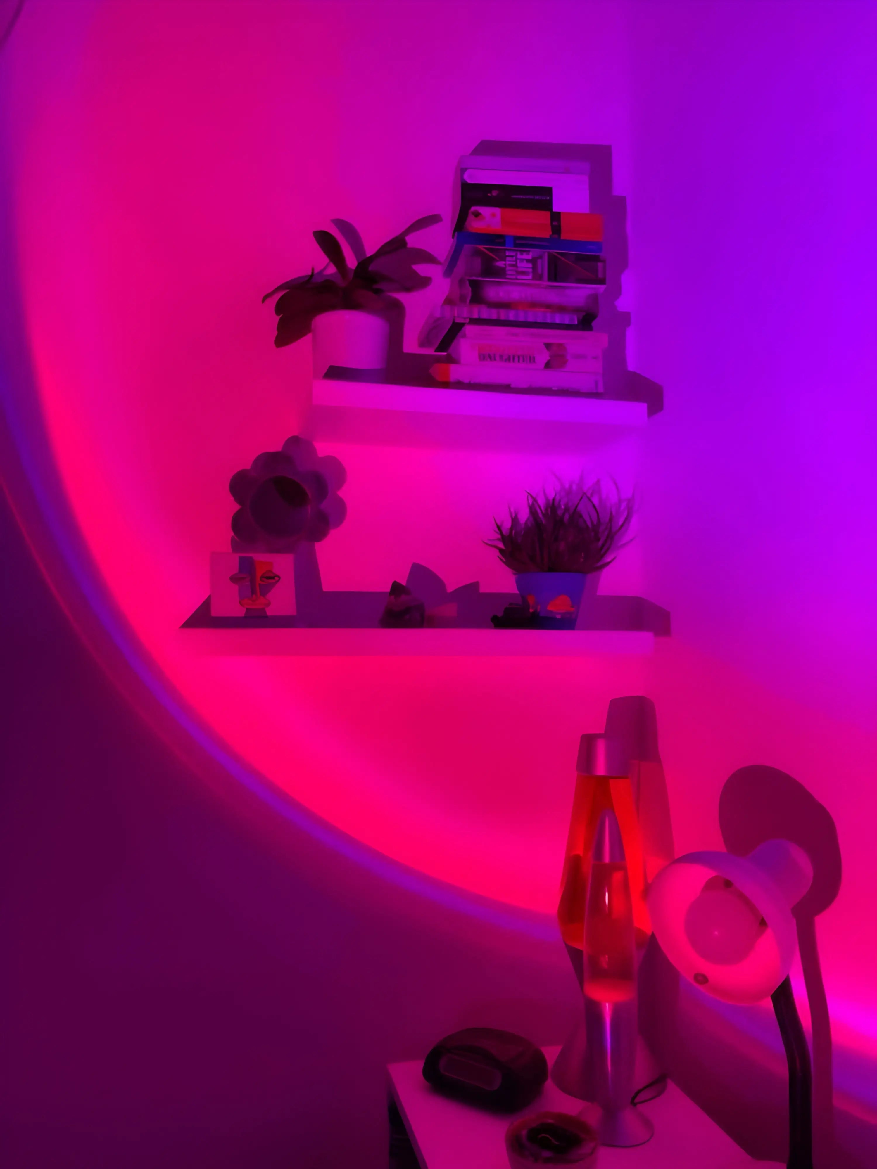 Living Space Warm Sunset Lamp