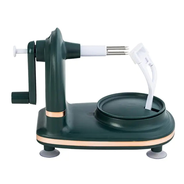 Hand-crank apple peeler