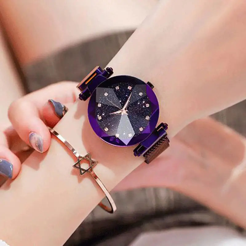 Feminine Diamond Celestial Watch
