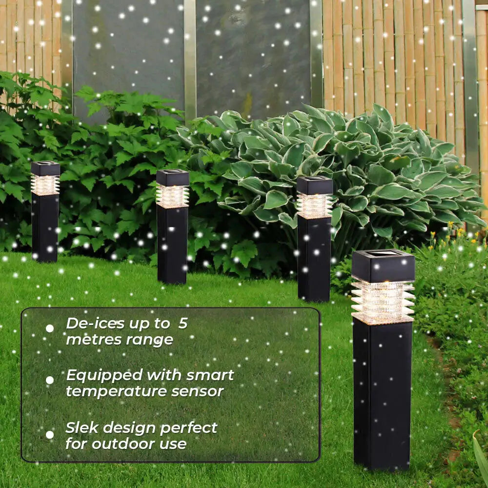 Outdoor solar light for winter