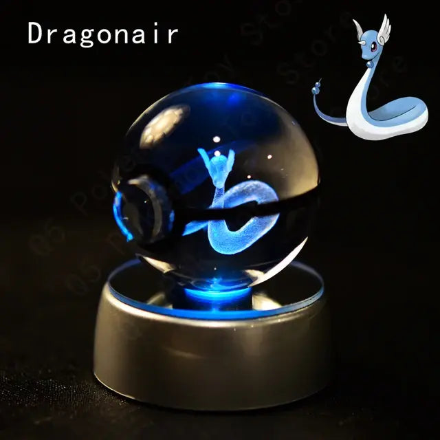 3D Pokémon Crystal Globe Lamp