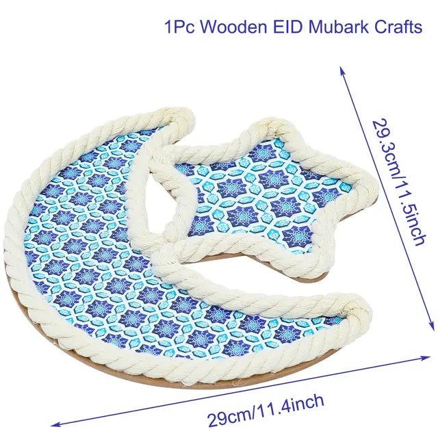 EID Mubarak Ramadan Wooden Tray Gift