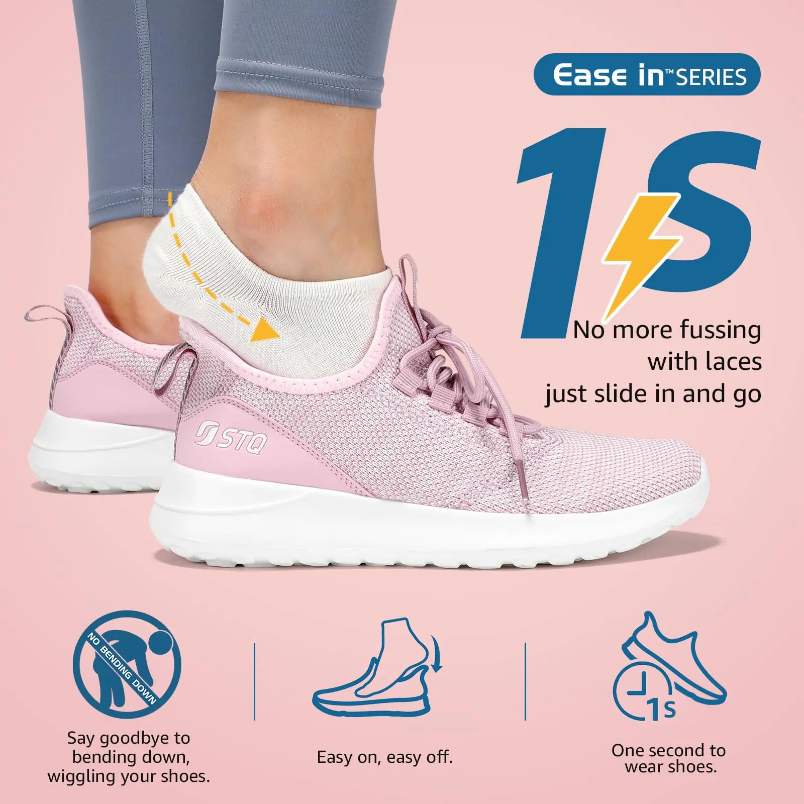 Ladies Memory foam insole sneakers