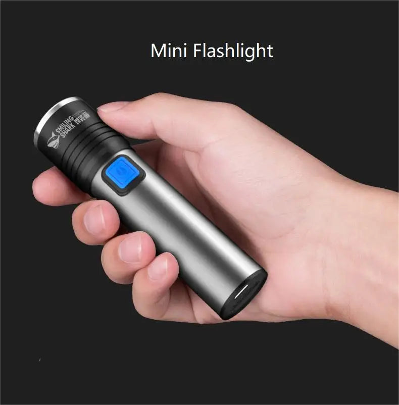 Smiling Shark Portable Mini Flashlight