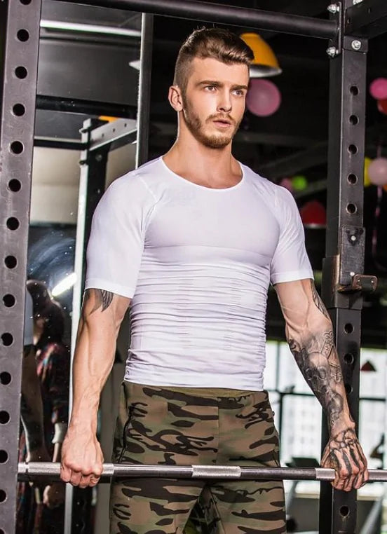 Men's Compression Bodybuilding Bodysuit