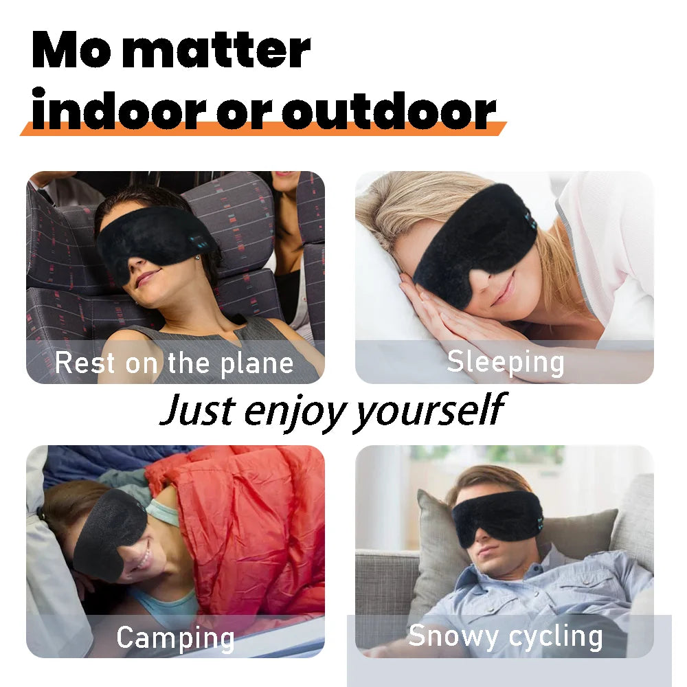 Bluetooth Eye Cover Headset