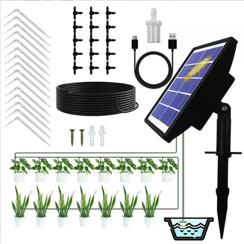 Solar Powered Garden Auto-Watering System