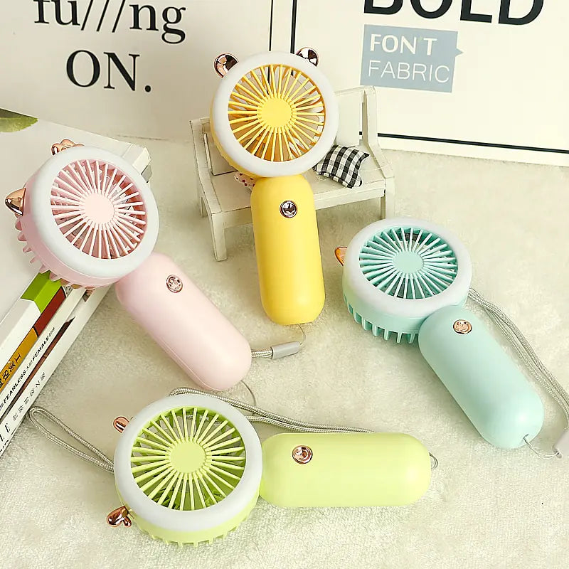 Handheld USB Rechargeable Mini Fan