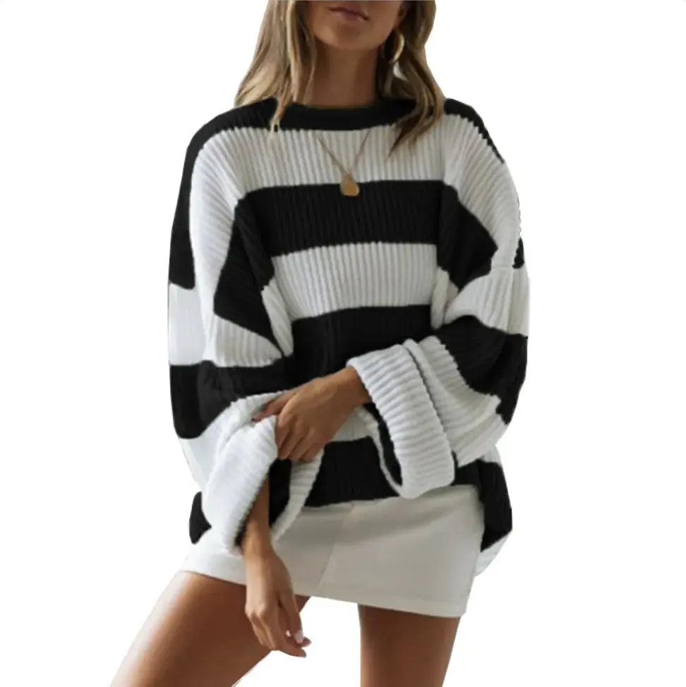Striped Colourblock Sweater