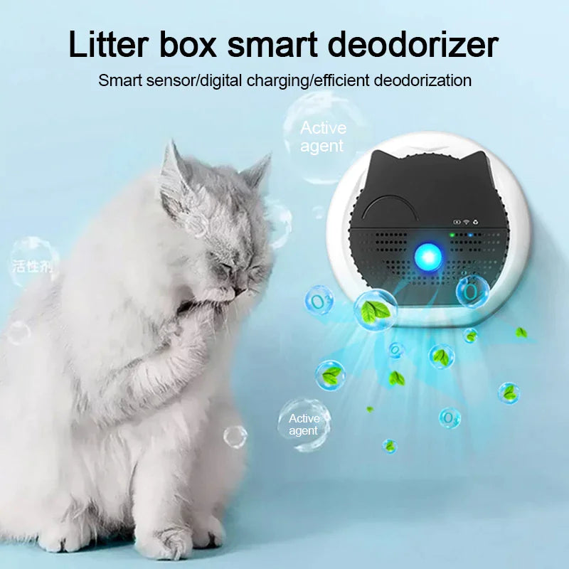 Pet Cat Litter Box Smart Deodorizer