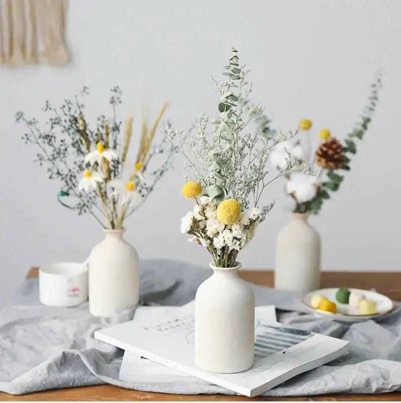 Glazed Ceramic Flower Vases