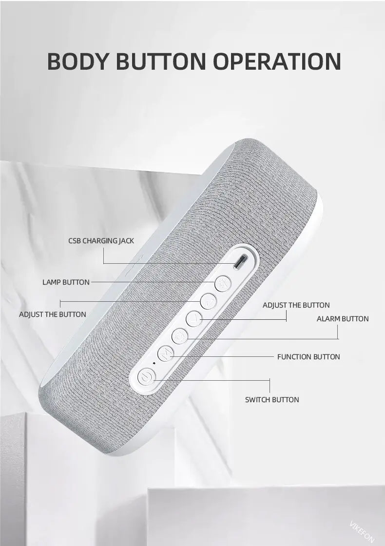 Wireless Charger Timer Alarm Clock