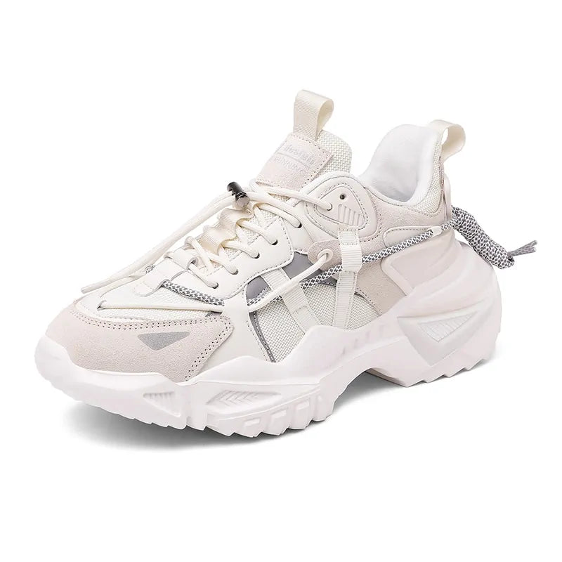 Thick Sole Casual Lace-Up Shoes