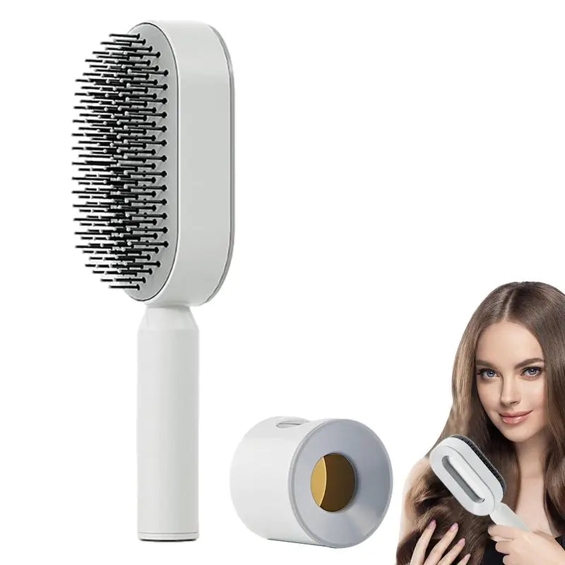 Easy-Clean Anti-static Hair Brush